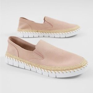 Crevo “Skyla” Suede Slip On Loafer
